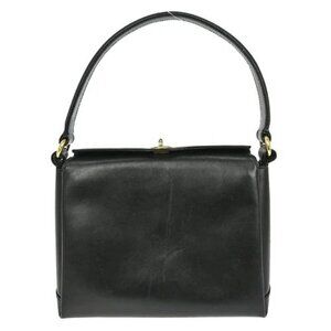 GUCCI BLACK LEATHER HANDBAG YQ02386